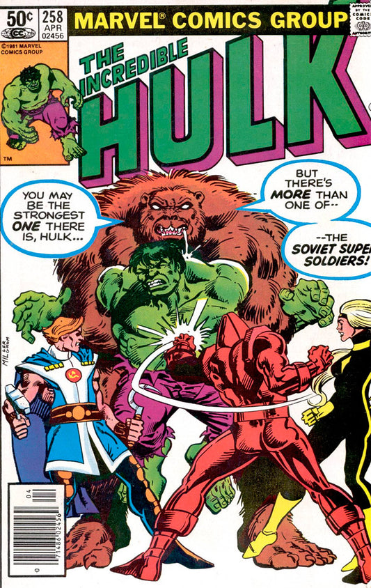 Incredible Hulk #258 (1981) 9.2 NM-