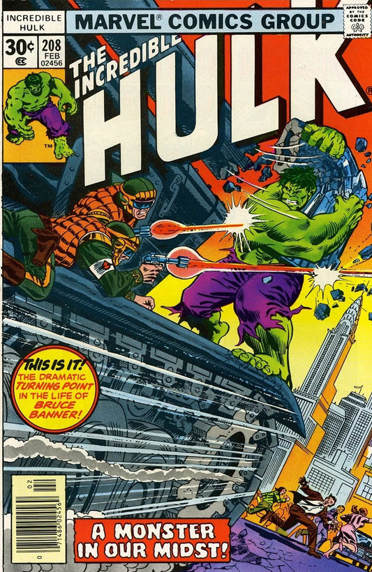 Incredible Hulk #208 (1977) 9.0 VFNM